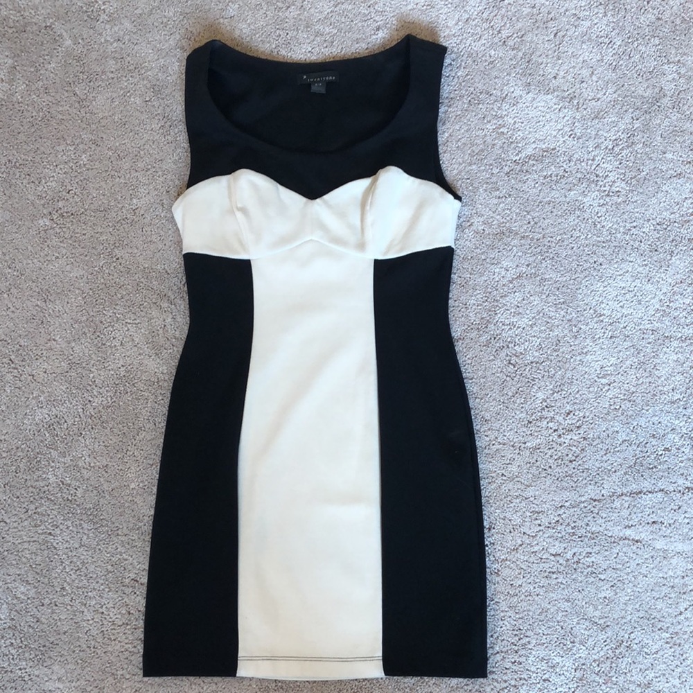 Mini Color Block Dress